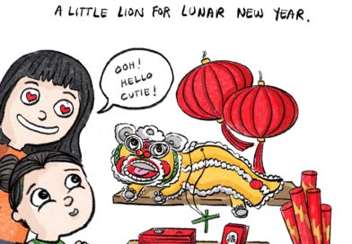 A Lion for Lunar New Year