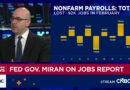 Fed Governor Miran says job losses in February add to the case for more interest rate cuts