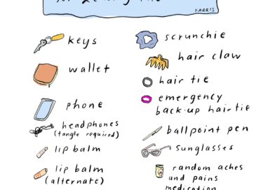 My Packing List for Leaving the House